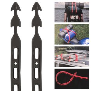 Spanngummi 110cm ( 2er Pack ) Universell, dehnbar, reißfest, Outdoor geeignet - Ideal zum Transportieren, Verpacken und Sichern von Lasten