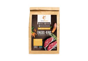 Wildfang Adult Premium Trockenfutter für Hunde mit 50% Angus Rind 2 kg, getreidefrei, glutenfrei, hypoallergen