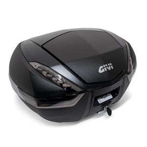 Topcase GiVi V47 TECH Monokey® in Carbon Optik mit transparenten Reflektoren