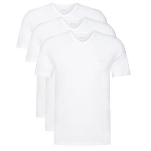HUGO BOSS 3er Pack V-Neck T-Shirt  Größe L Weiss