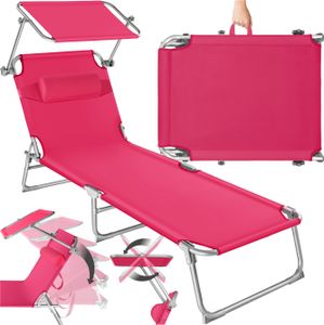 Gartenliege Chloé klappbar 190 x 68 x 65 cm Gartenliege Chloé klappbar 190 x 68 x 65 cm