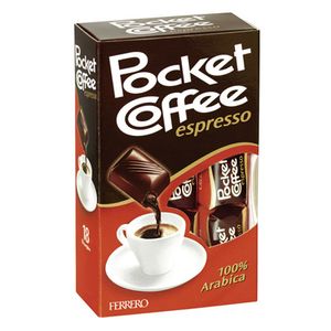 Ferrero Pocket Coffee Espresso Kaffee-Pralinen 6 x 225 g Schachteln