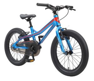 BIKESTAR Kinder Fahrrad MTB ab 5 Jahre | 18 Zoll Alu Mountainbike Kinderrad | Blau