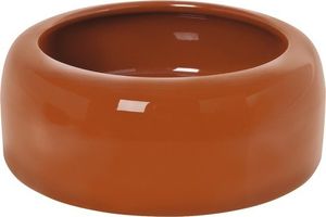 Karlie Futternapf - Nagetiernapf - Keramik - Braun - 500 ml - 14x14x5