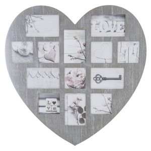 Mini Bilderrahmen Herz 9,5 cm Herzbilderrahmen Tischkartenhalter Gastgeschenk 