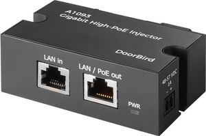 Gigabitový vysokovýkonný PoE injektor DoorBird A1093