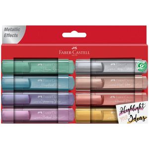 Zvýrazňovač FABER-CASTELL TEXTLINER 1546 Metallic 8-pack