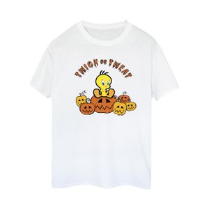 Looney Tunes - "Twick Or Tweat" T-Shirt für Damen BI33828 (XXL) (Weiß)