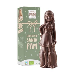 Naturally Pam by Pamela Reif | Chocolate Santa Pam | Weihnachtsmann Schokolade | 1 x 75g
