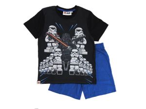 Lego Star Wars Kinder Schlafanzug kurz 2tlg. Shorty Pyjama Set Imperator Jungen, Größe:140