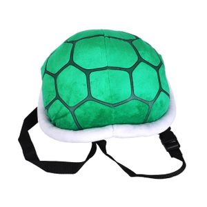 Ninja Turtle Schildkrötenpanzer aus Plüsch für Kinder Kostüm I Schildkröten Rucksack I Grün