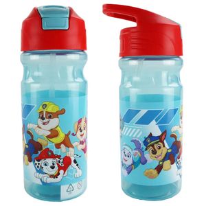 Paw Patrol Wasserflasche Trinkflasche Flasche 500 ml Trinkhalm Griff