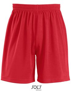 SOLS Teamsport Unisex Sweat-Shorts Kinder Basic Shorts San Siro 2 01222 Rot Red 10 Jahre (140)