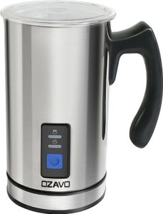 OZAVO Milchaufschäumer OZ210 500 W 240ml Edelstahl Milchschäumer Latteart Cappuccino Milch Elektrischer OZAVO Milchaufschäumer OZ210 500 W 240ml Edelstahl Milchschäumer Latteart Cappuccino Milch Elektrischer