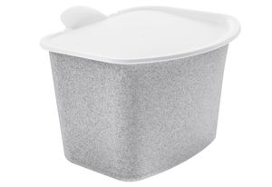 koziol 5605670 BIBO Bio-Abfall-Behälter Kunststoff, 22,5 x 20,8 x 16 cm, organic grey