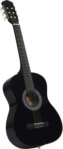 vidaXL 8-tlg. Klassikgitarren-Set für Anfänger Schwarz 3/4 36"