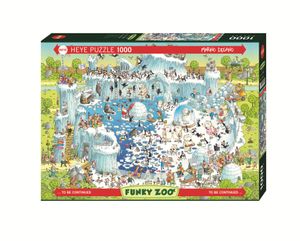 HEYE 29692 Marino Degano Funky Zoo Polar Habitat 1000 Teile Puzzle