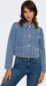 JDY Jeansjacke mit Struktur Moderne Jacke für urbane Styles Größe: S