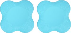 2pcs Yoga Kniepolster Stütze Kissenmatten Handgelenk Ellbogen -Schutzpolster für Fitness -Übungen Green