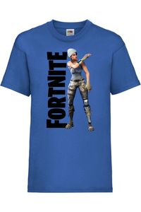 Brush Your Shoulders Kinder T-shirt Fortnite Battle Royal Epic Gamer Gift, 12-13 Jahr - 152 / Blau