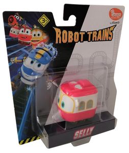 Silverlit Robot Trains Selly Roboterzug Mini Spiel-Figur Lokomotive Lok weiß rot 4 cm für Kinder