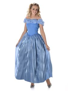 Märchen-Prinzessin Damenkostüm hellblau