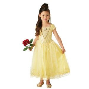 Die Schöne und das Biest Belle Kostüm für Kinder, Größe:S (3-4 Jahre)