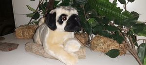 Uni Toys liegender Mops Hund Plüschtier Stofftier Kuscheltier