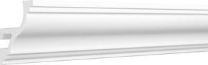 LED Stuckleisten aus HDPS - extrem widerstandsfähig, schneeweiß & modern - (2 Meter KH905) LED-Leiste Deckenleiste Leiste Decke Wand Leuchtmittel