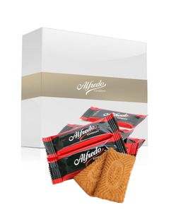 Karamell Gebäck 300 Stück im Karton von Alfredo Espresso, 1,8kg