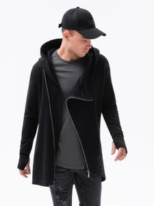 Ombre Clothing Pánská mikina s kapucí Nantes UrbanX černá M