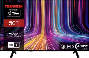 Telefunken QU50TO750S 50 Zoll QLED Fernseher / TiVo Smart TV (4K UHD, HDR Dolby Vision, Dolby Atmos, HD+)