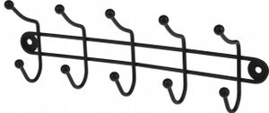 Wieszak ścienny 30x11cm czarny