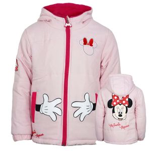 Disney Minnie Maus Kinder Winterjacke Jacke Kapuze Mädchen – Rosa / 128