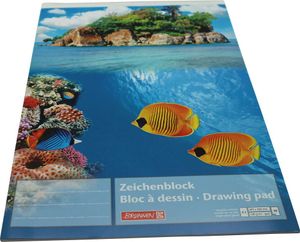 Brunnen 1047345 Zeichenblock (A3, 120 g/m², 20 Blatt)  1 Block