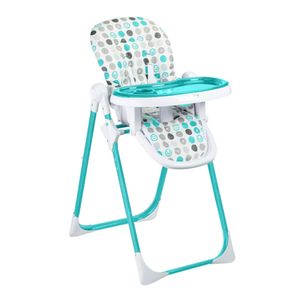 Detská plastová stolička Baby Vivo Design - Tippy v tyrkysovej farbe