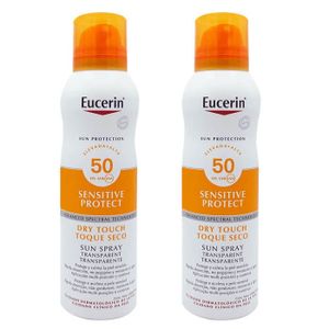 Eucerin Sensitive Protect Sun Spray Sp50+ Promo 2 X 200 Ml