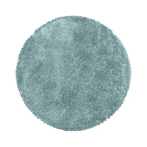 120x120 (priemer) kruh Kusový koberec Fluffy Shaggy 3500 blue kruh