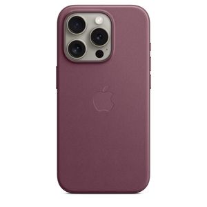 Apple iPhone 15 Pro Feingewebe Case mit MagSafe Mulberry iPhone 15 Pro