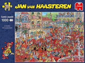 Jumbo Spiele JUMBO 20043 Jan van Haasteren Die Tomatenschlacht 1000 Te