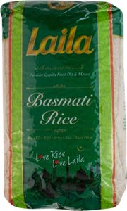 Laila- Basmati Reis Permium Qualität in Vier Größen, Gewicht food:1 Kg