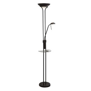 Stehleuchte Kabellos Stahl Schwarz Polycarbonat Transparent Led 22,4W 3000K Stehleuchte Kabellos Stahl Schwarz Polycarbonat Transparent Led 22,4W 3000K