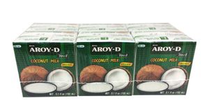 [ 6x 150ml ] AROY-D Kokosmilch Kokosnussmilch Cocosmilch, Coconut Milk
