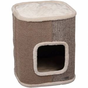 FLAMINGO 2-in-1 Kratztonne George S 40x40x49 cm Beige