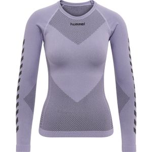 hummel First Seamless langarm Funktionsshirt Damen 3106 - lavender melange XS/S