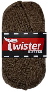 100 Gramm Twister Meran aus 100 % Polyacryl 83 Braun