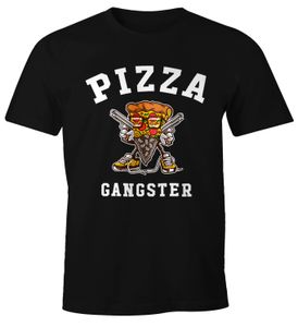 Pizza Gangster Herren T-Shirt Fun-Shirt Moonworks®  XL