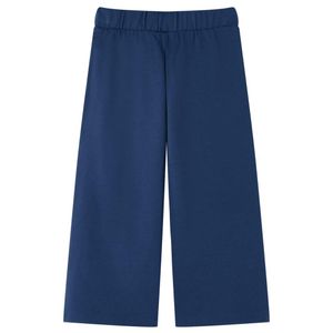 vidaXL Kinderhosen mit Weiten Beinen Marineblau 140