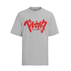 Berserk Logo Guts Warrior Manga Anime T-Shirt Męski Otaku Geek Merch