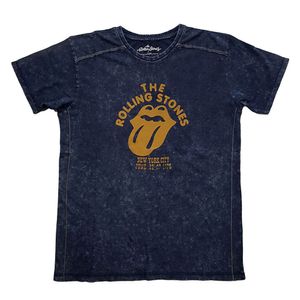 The Rolling Stones - "New York City 75" T-Shirt für Herren/Damen Unisex RO1138 (XL) (Marineblau)